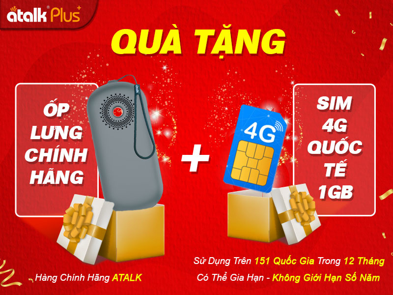 Quà tặng đi kèm ATalk Plus 137 ngôn ngữ